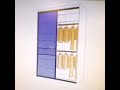 миниатюра 0 Видео о мебели Встроенный шкаф купе в узкую прихожую